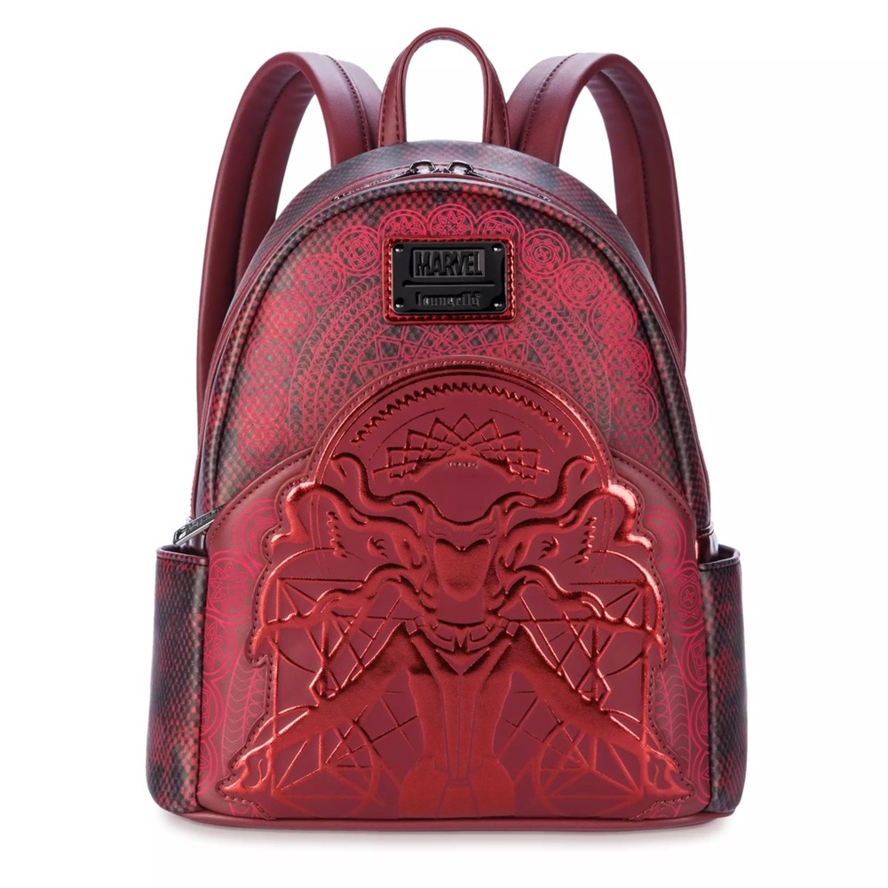 Disney Parks Scarlet Witch Loungefly Mini Red Black Backpack